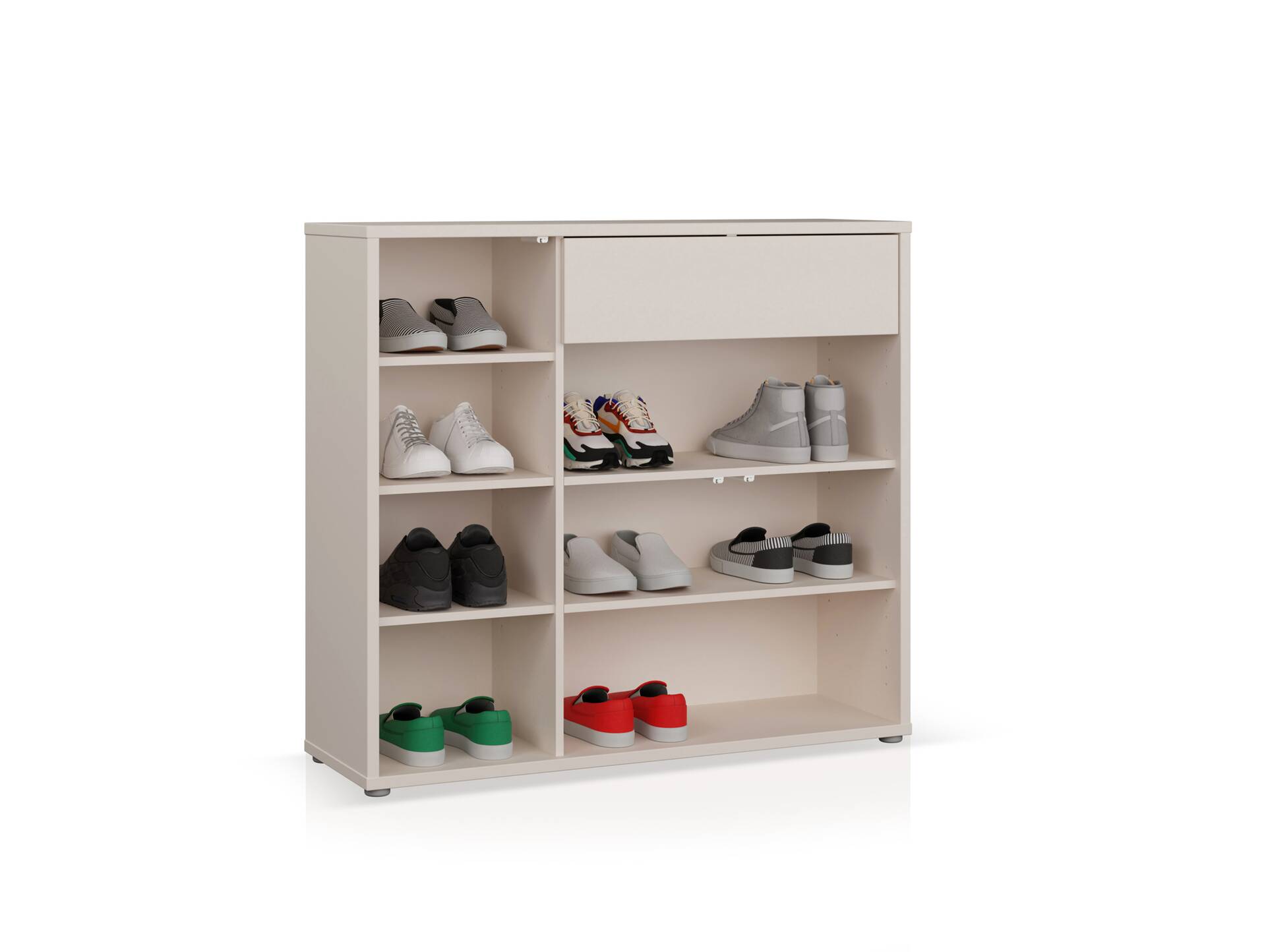 ADIAGO II Schuhschrank II, Material Spanplatte, sand 