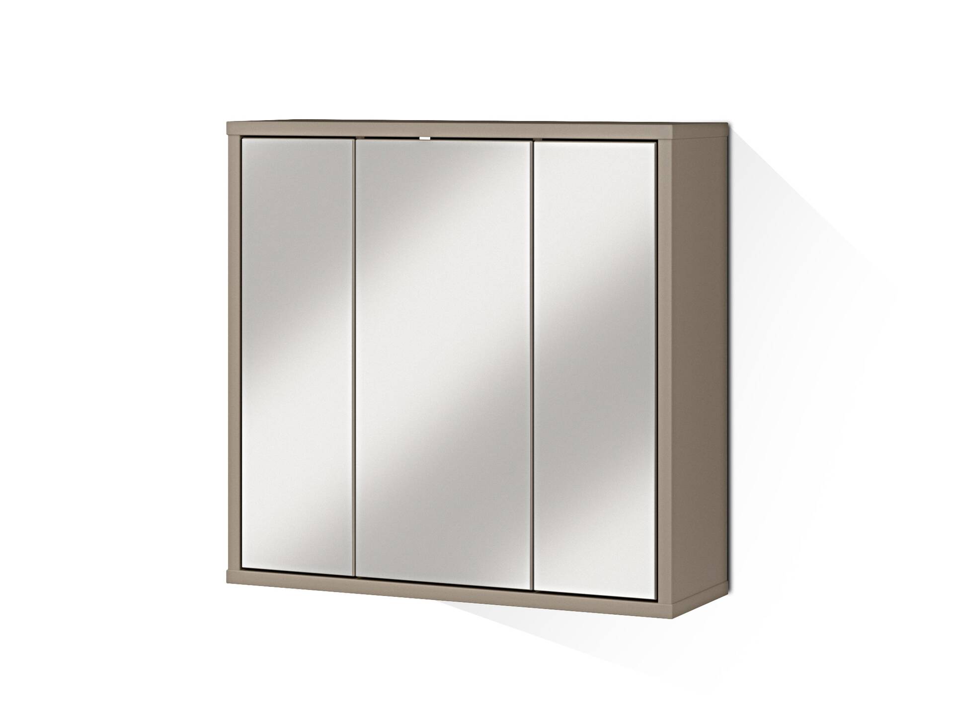 ADIAGO SPA Spiegelschrank, Material Dekorspanplatte, taupe 