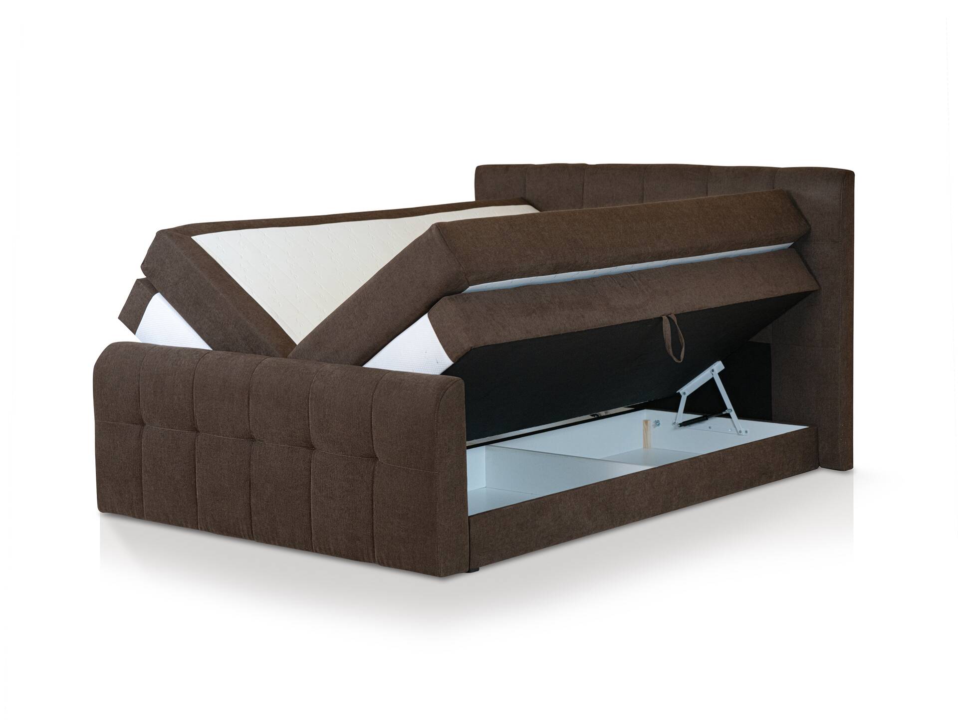 ARTEMIS Boxspring Basis 200x200 cm dunkelbraun 