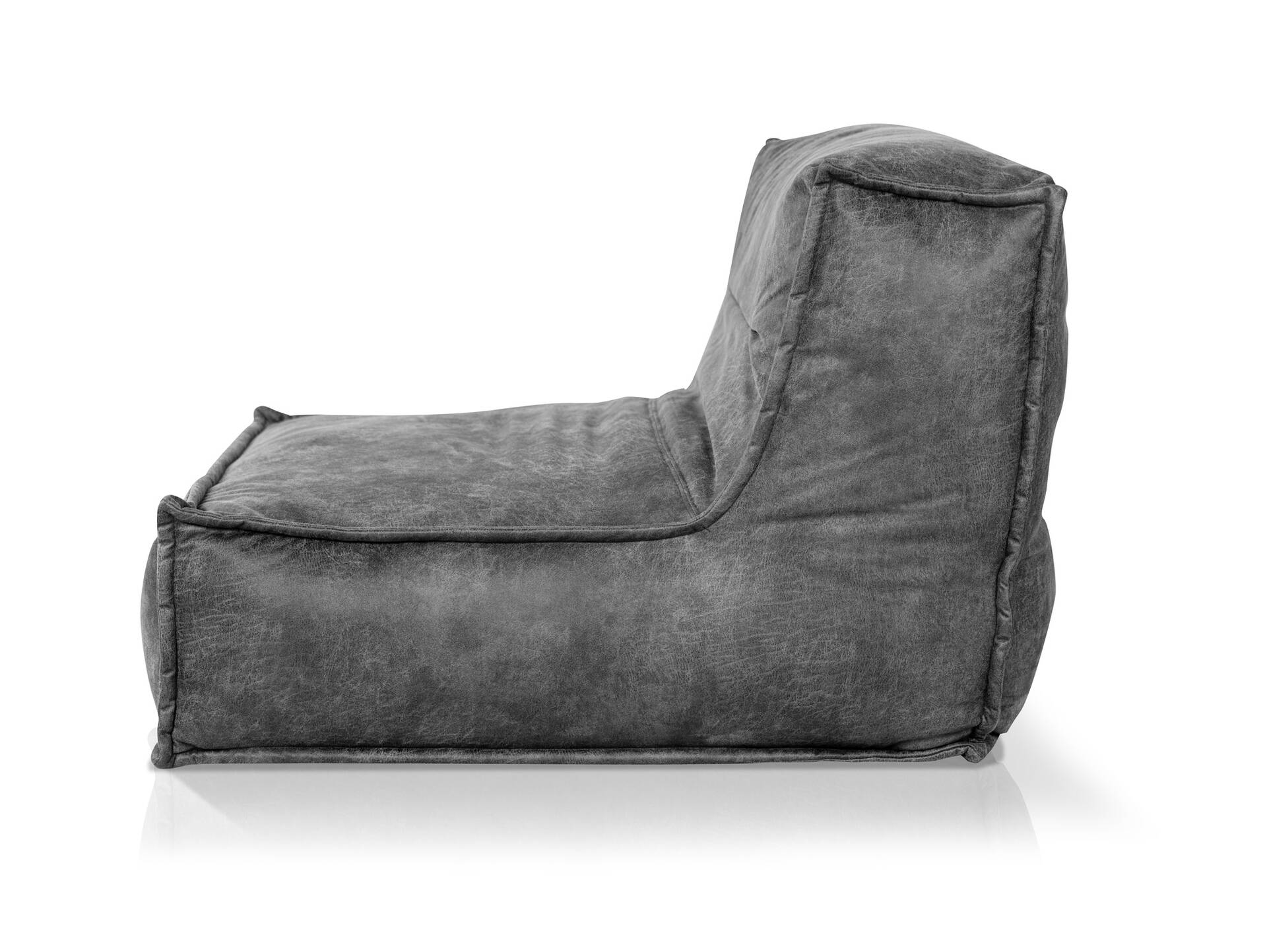 COZY Sitzsack, Material Microfaser Vintage Grau