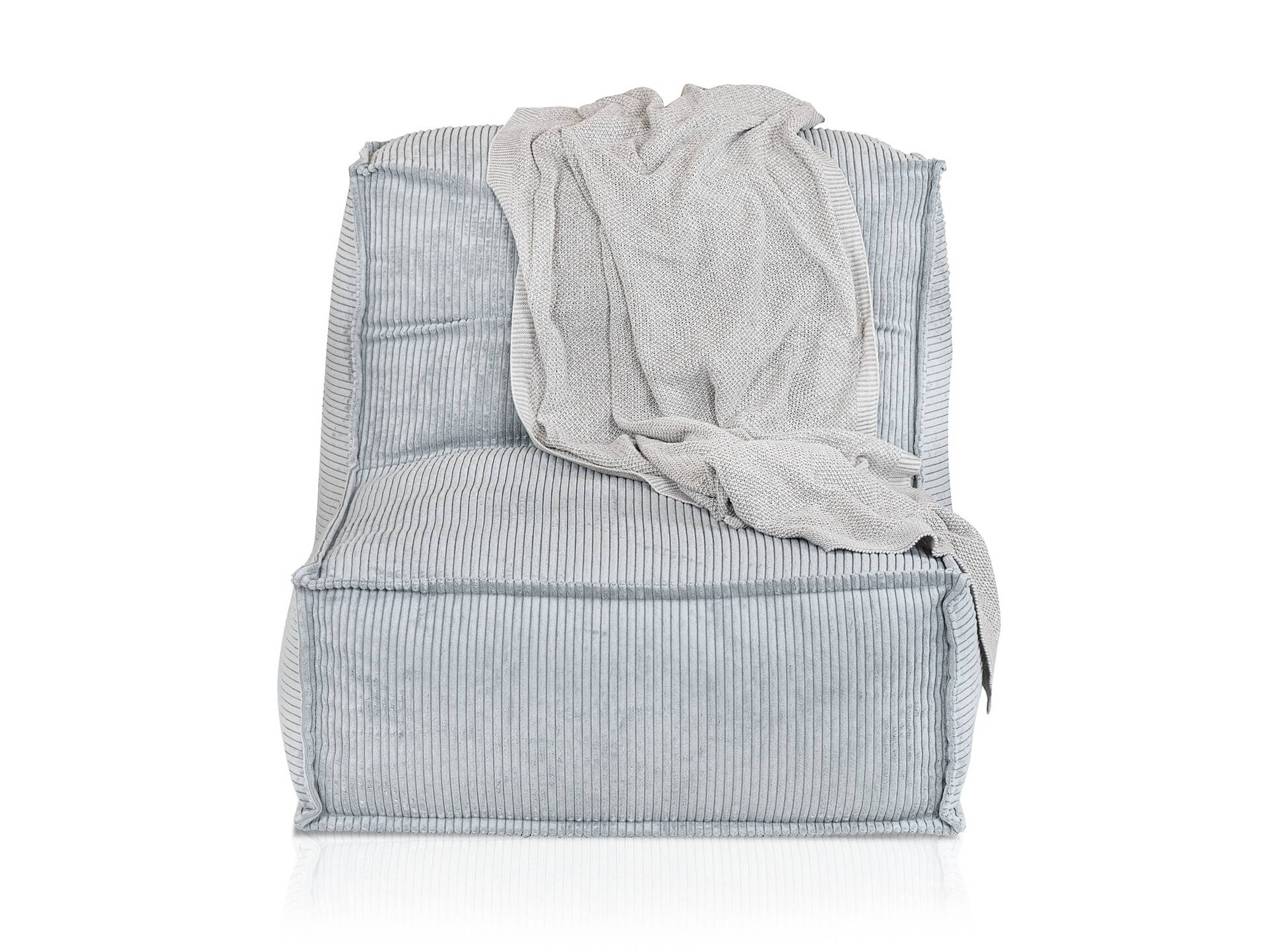 COZY Sitzsack, Material Cord Grau