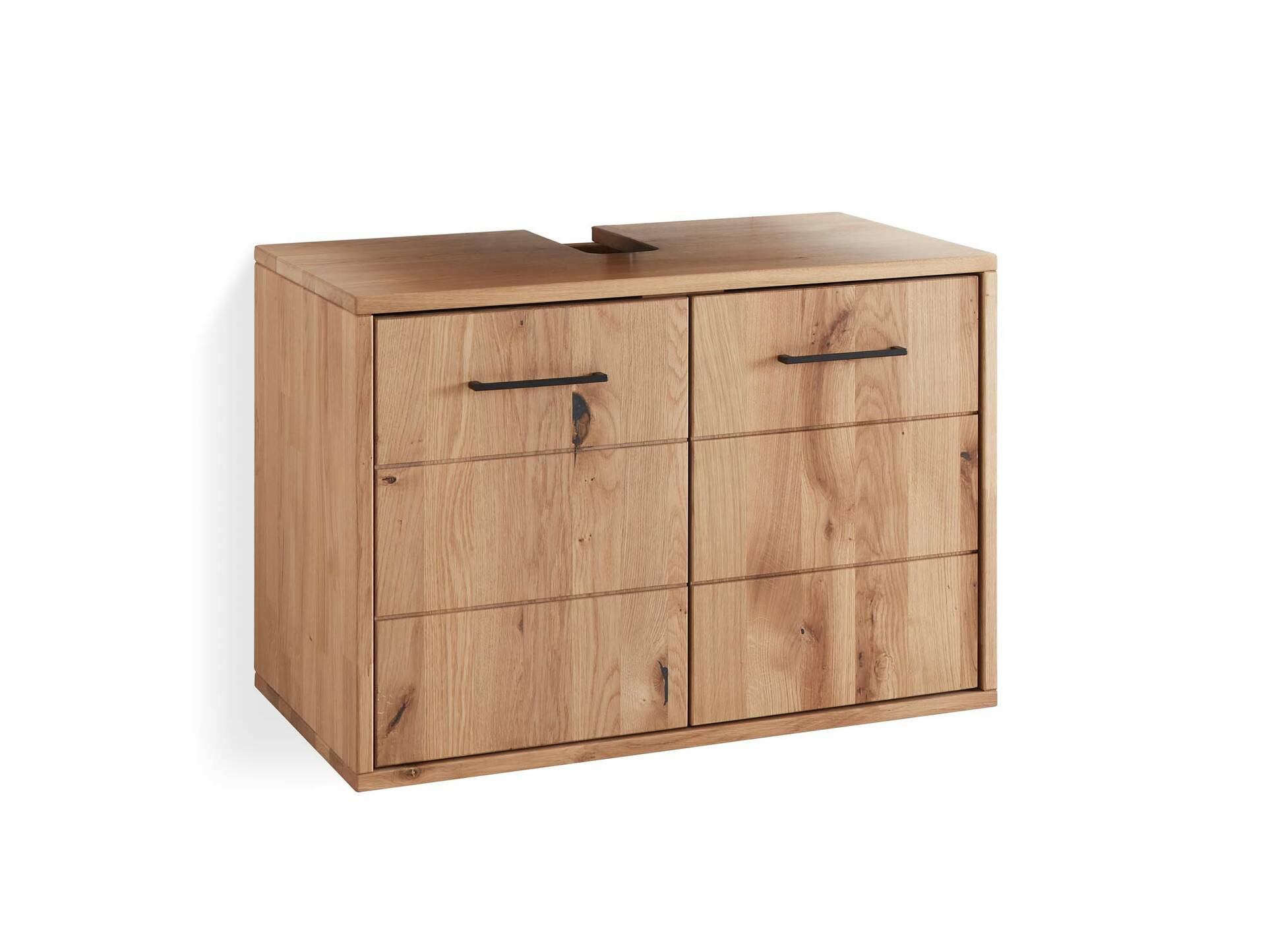 BOLTON Badezimmerset II, Material Massivholz, Wildeiche geölt 