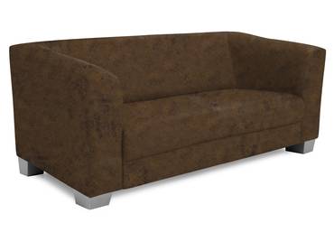 Chicago 2 Sitzer Sofa Material Kunstleder Schwarz