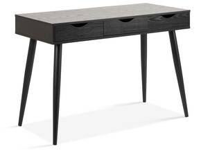 NERY Schreibtisch, Material Spanplatte, Esche schwarz Dekor