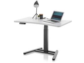 TERRENCE elektrisch höhenverstellbarer Schreibtisch / Stehtisch, Material Dekorspanplatte