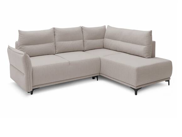 SANTORINI Ecksofa mit Schlaffunktion, Stoffbezug