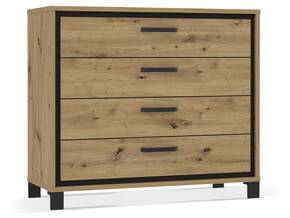 TEMMY Kommode, Material Spanplatte, Artisan Eiche Nachbildung