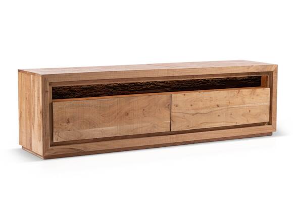 BATTURO TV-Board III, Material Massivholz, Akazie lackiert