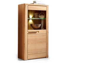 NESTOR PLUS Vitrine rechts, Material Teilmassiv, Kernbuche lackiert