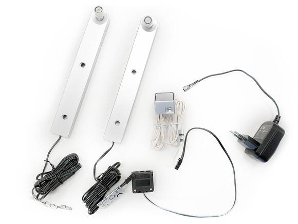 MILTON LED Beleuchtung 2er Set, warmweiss