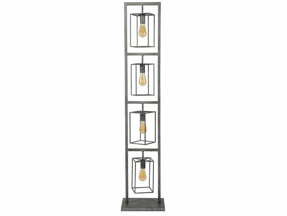 TORIGON Stehlampe mit 4 Leuchten, Material Metall