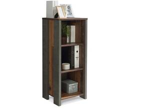 CASSIA Büroregal 3 Böden, Material Dekorspanplatte, Old Wood Vintage/betonfarbig