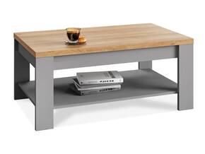 BRISCO Couchtisch, Material Dekorspanplatte, eichefarbig/grau