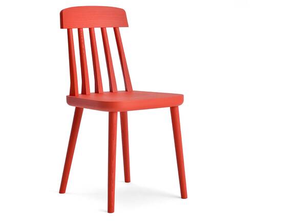 CAMI Holzstuhl, Material Massivholz, Esche lackiert