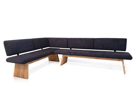 DENVER Eckbank nach Maß, Material Massivholz