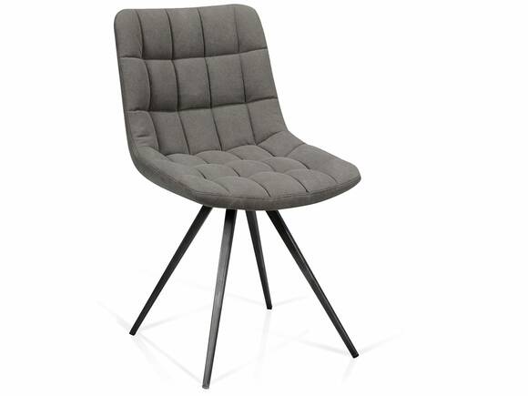 DORGI Schalenstuhl, Material Stoff/Metall, Jeansstoff