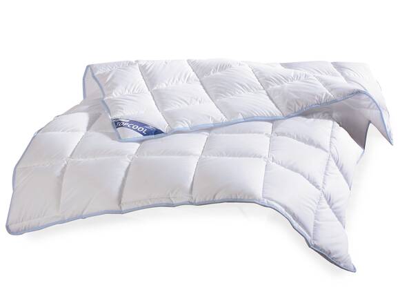 DUO TOPCOOL Steppbett 135x200 cm Karo-Steppung, extra warm