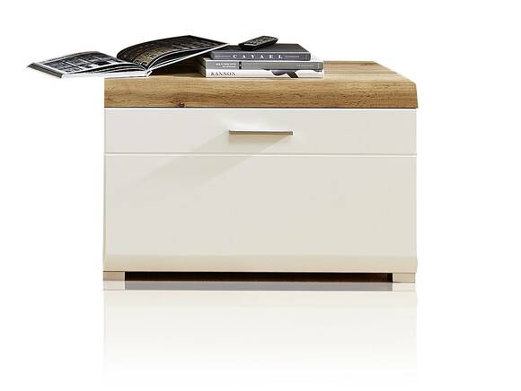 FELIPA Unterteil, Material MDF, weiss/eichenfarbig/Hirnholz Nachbildung