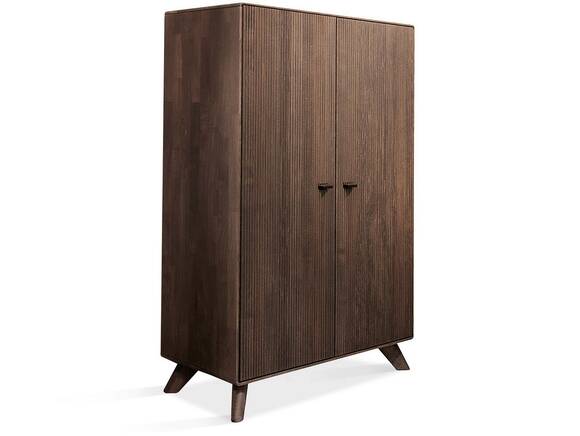 JAKARTA Highboard I, Material Massivholz, Kernbuche Tabak geölt
