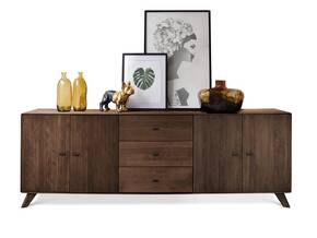JAKARTA Sideboard III, Material Massivholz, Kernbuche Tabak geölt