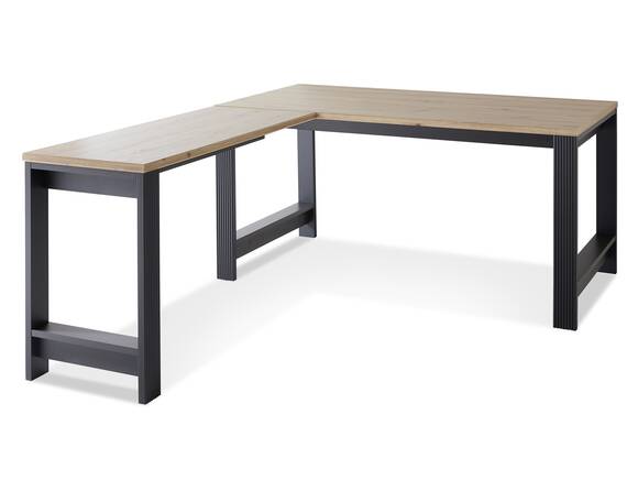 JADY Eckschreibtisch / Winkelkombination, Material MDF/Dekorspanplatte