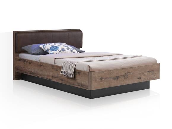 JESOLO Jugendbett / Bettanlage, Material Dekorspanplatte, schlammeichefarbig