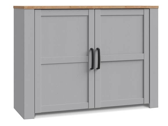 BRISCO Kommode I, Material Dekorspanplatte, eichefarbig/grau