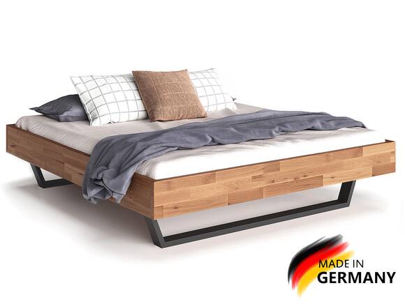 LÖWEN Kufenbett/ Massivholzbett ohne Kopfteil