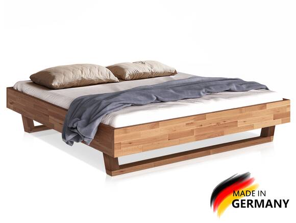 LÖWEN Holz-Kufenbett/Massivholzbett ohne Kopfteil