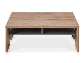 MOSANTA Couchtisch, Material Dekorspanplatte, eichefarbig/graphitfarbig