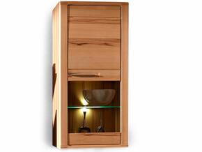 NESTOR PLUS Hängevitrine, Material Teilmassiv, Kernbuche lackiert