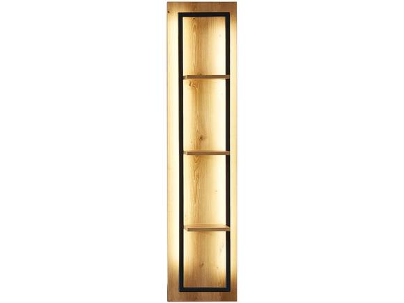PERLINO Regal, Material Spanplatte, eichefarbig