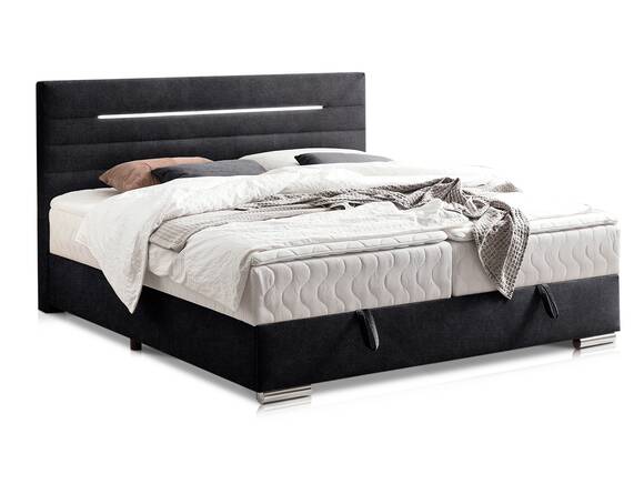 SOLAICA Boxspringbett mit Bettkasten, Härtegrad 3