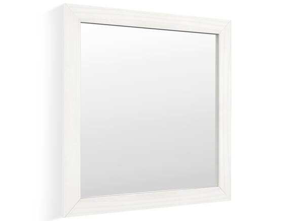TRICO Spiegel, Material Massivholz, weiss, 78x78 cm