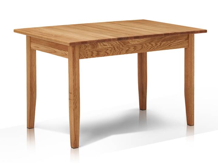 KÖNIGSEE Esstisch, Material Massivholz, Wildeiche geölt, 120x75 cm 120 x 75 cm