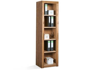 OFFICE FOUR Aktenregal schmal, Material teilmassiv Wildeiche