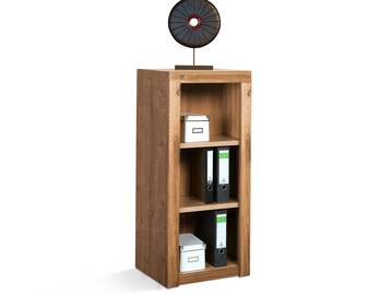 OFFICE FOUR Aktenregal klein schmal, Material teilmassiv Wildeiche