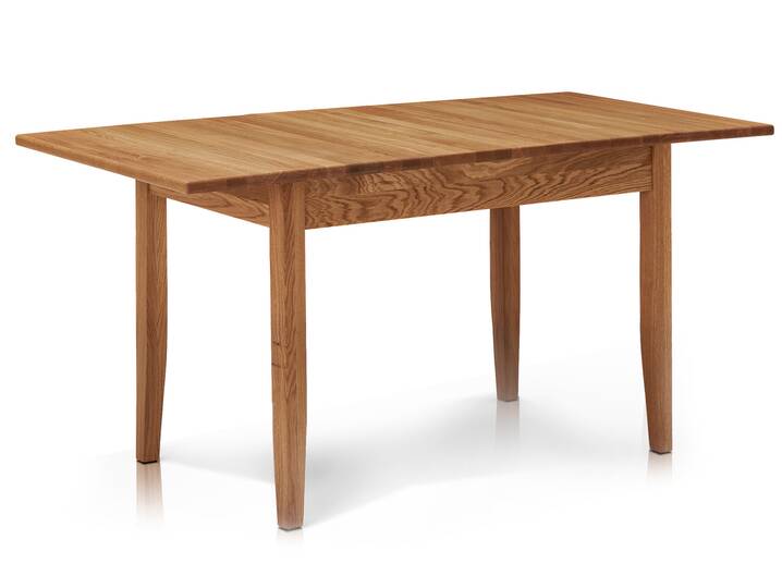 KÖNIGSEE Esstisch, Material Massivholz, Wildeiche geölt, 120x75 cm 120/160 x 75 cm