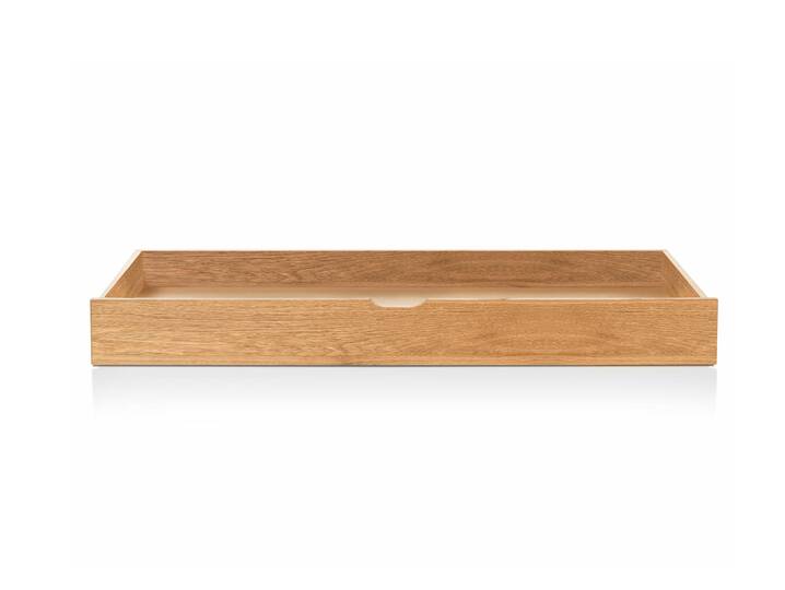 DAKONA Bettschublade auf Rollen, Material Massivholz