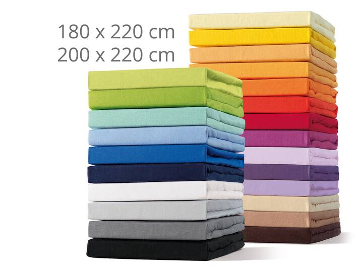Schlafgut ELASTIC-JERSEY Boxspringbetttuch/Boxspringbettlaken 180/200x200/220 