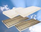 SET Doppelpack 2x Lattenrost + 2x Matratze 90 x 200