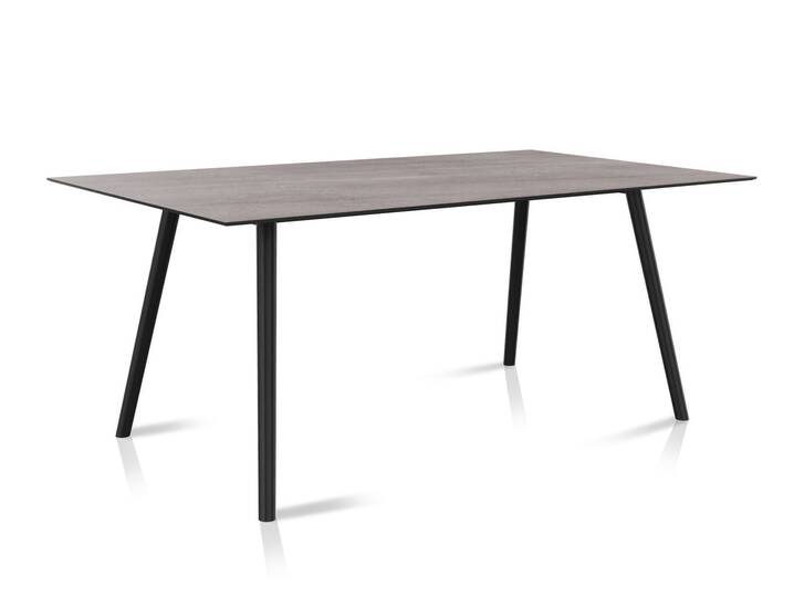 INTERNO Gartentisch 180x100, Material Aluminium, anthrazit/stone light