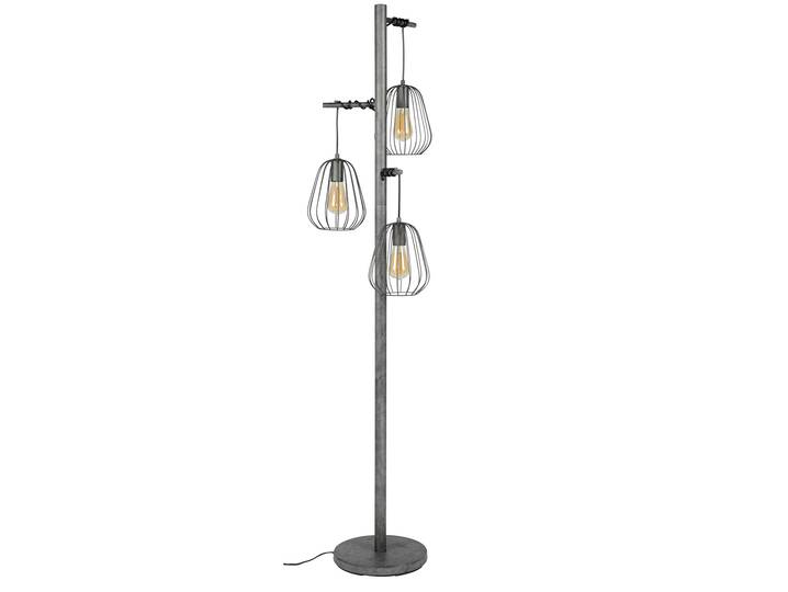DAVEN Stehlampe, 3-flammig, Metall mit Antiksilber-Finish