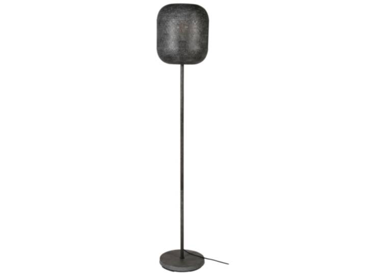 TITIAN Stehlampe, Metall mit Antiksilber-Finish