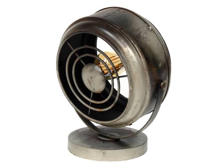 MADY Tischlampe, Metall mit Silber Finish