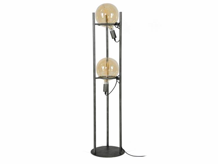 ROMINO Stehlampe, 2-flammig, Material Metall