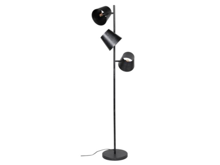TAYRON Stehlampe, 3-flammig, Metall dunkelgrau