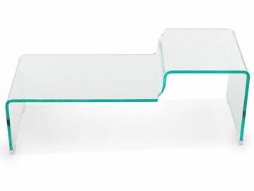 TAMI Couchtisch, Material Klarglas