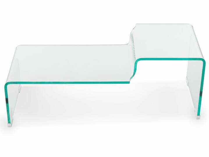 TAMI Couchtisch, Material Klarglas