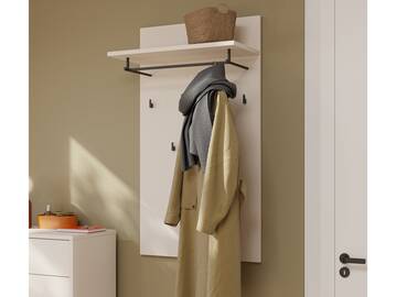 ADIAGO II Garderobenpaneel breit, Material Spanplatte, sand 